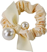 Düfte, Parfümerie und Kosmetik Haargummi mit Perle beige - Lolita Accessories