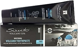 Aufhellende Zahnpasta mit Aktivkohle - Santo Volcano Spa Whitening Toothpaste with Active Carbon — Bild N1