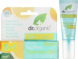 5in1 Gel mit Teebaum - Dr. Organic Skin Clear 5in1 Treatment Gel — Bild N2