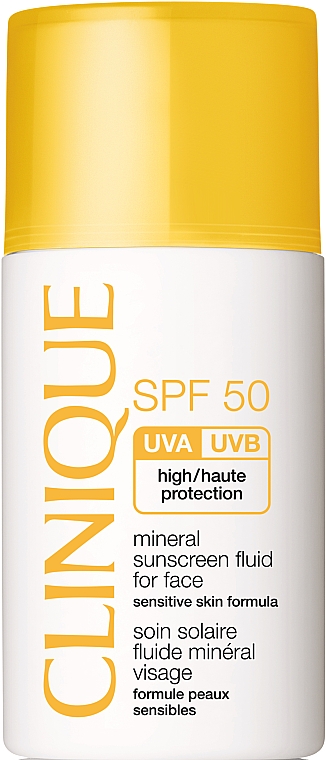 Sonnenfluid für das Gesicht mit mineralischem Filter - Clinique Mineral Sunscreen Face Fluid SPF50 — Bild N1