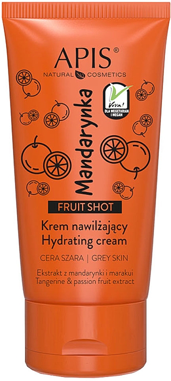 Gesichtscreme mit Mandarinenduft - Apis Professional Fruit Shot Hydrating Cream — Bild N1