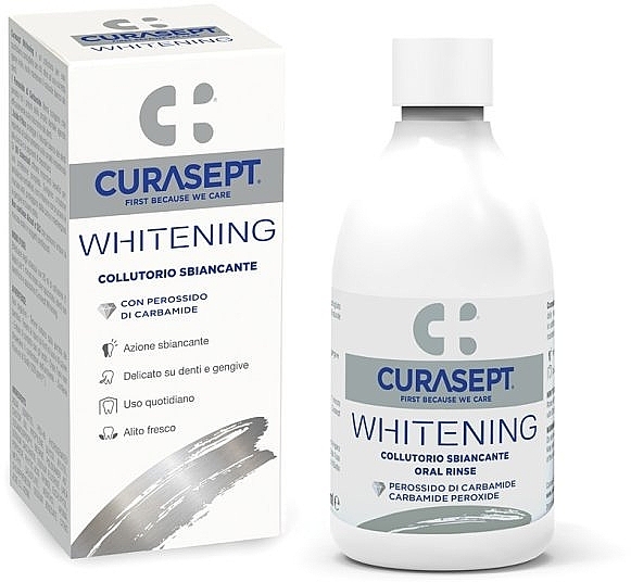 Aufhellendes Mundwasser - Curaprox Curasept Whitening Mouthwash — Bild N1