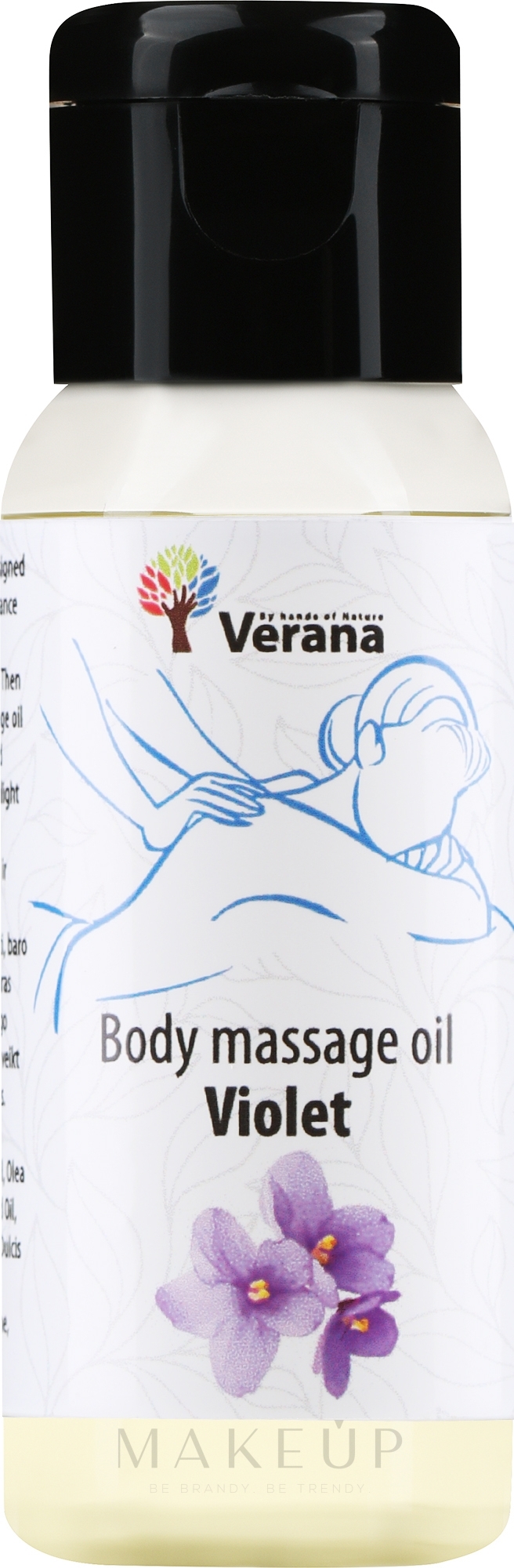 Körpermassageöl Violet Flower - Verana Body Massage Oil — Bild 30 ml