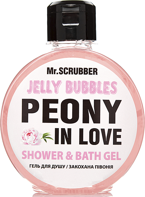 Duschgel - Mr.Scrubber Jelly Bubbles Peony in Love Shower & Bath Gel — Bild N1