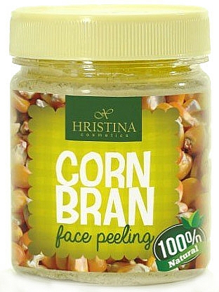 Natürliches Gesichtspeeling mit Maiskörnern - Hristina Cosmetics Corn Bran Face Peeling — Bild N1