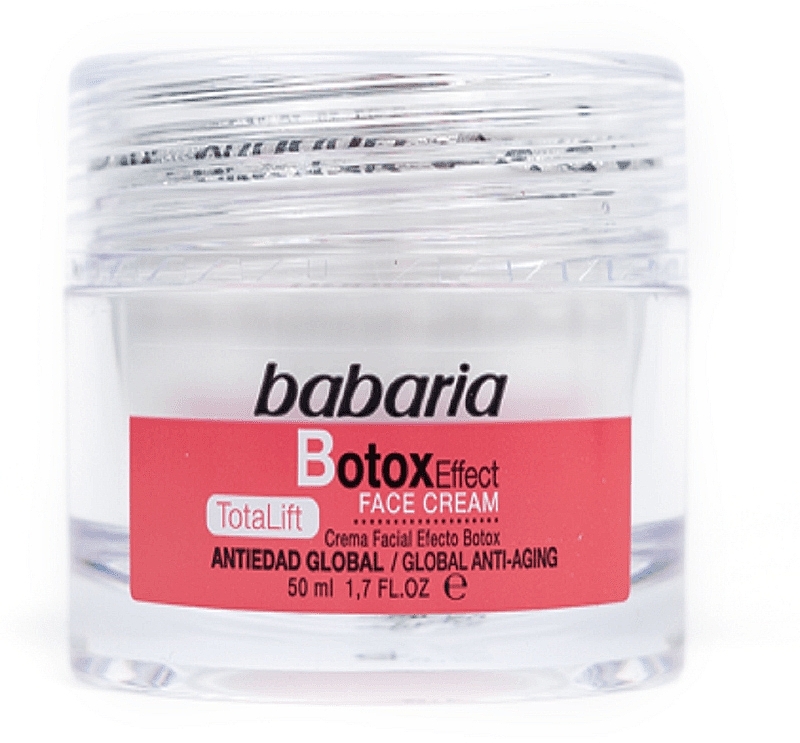 Straffende Gesichtscreme - Babaria Botox Effect Total Lift Face Cream — Bild N1