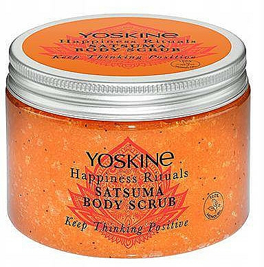 Zucker-Körperpeeling mit Mandarinenextrakt - Yoskine Happiness Rituals Satsuma Sugar Body Scrub — Bild N1