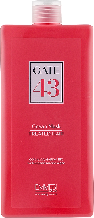 Maske für gefärbtes und geschädigtes Haar - Emmebi Italia Gate 43 Wash Ocean Mask Treated Hair — Bild N3