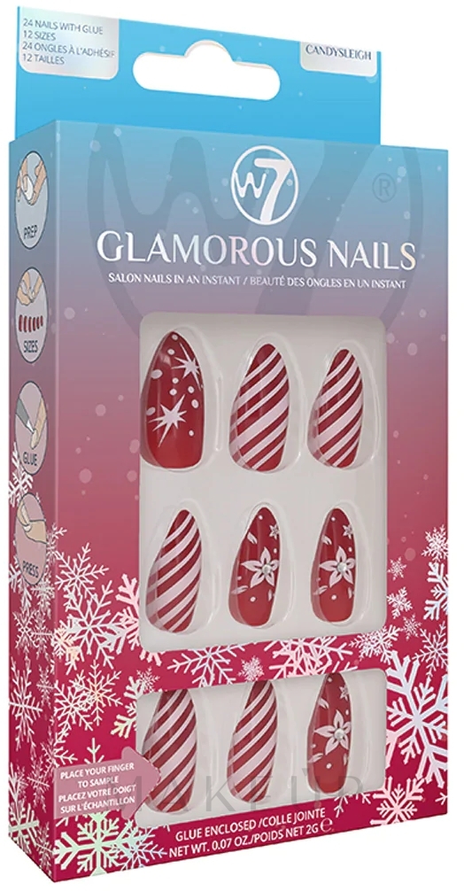 Falsche Nägel - W7 Cosmetics Glamorous Nails — Bild Candy Sleight