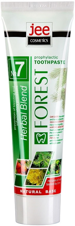 Zahnpasta №7 - Jee Cosmetics Forest Herbal Blend №7  — Bild N1