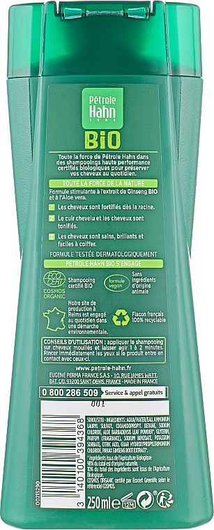Stärkendes Bio-Shampoo für normales Haar - Eugene Perma Petrole Hahn Bio Shampoo — Bild N2