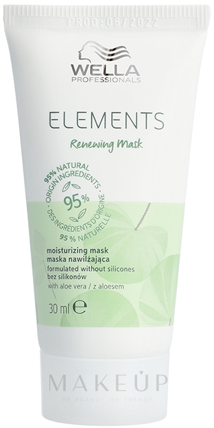 Vitalisierende Haarmaske - Wella Professionals Elements Renewing Mask — Bild 30 ml