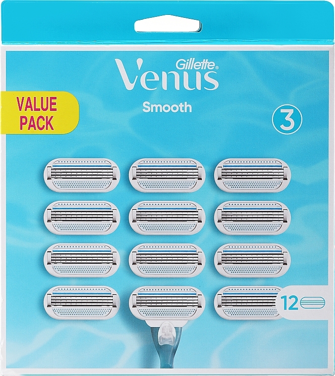 Ersatz-Rasierpatronen 12 St. - Gillette Venus Smooth — Bild N1