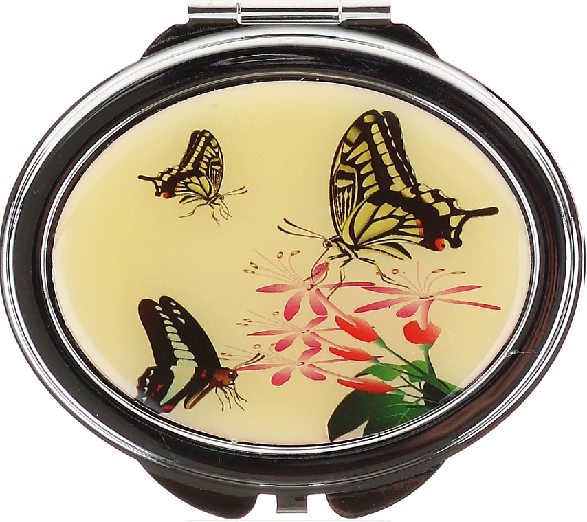 Kosmetischer Taschenspiegel, 85451, Schmetterlinge und Blumen - Top Choice — Bild N1