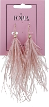 Düfte, Parfümerie und Kosmetik Ohrringe K1635CZ rosa Pastell - Ecarla Boho 