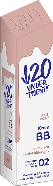 Antibakterielle BB Creme gegen Akne LSF 10 - Under Twenty Anti Acne Matting Cream — Foto N3