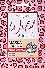 Düfte, Parfümerie und Kosmetik Regenerierende Tuchmaske für das Gesicht mit Carambola und Acai-Beeren - Marion Wild Tropic Sheet Mask