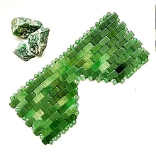 Augenmaske aus grüner Jade - Yeye — Bild N1