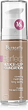 Düfte, Parfümerie und Kosmetik Langanhaltende mattierende und deckende Grundierung - Butterfly Collection Perfect Make-up Foundation