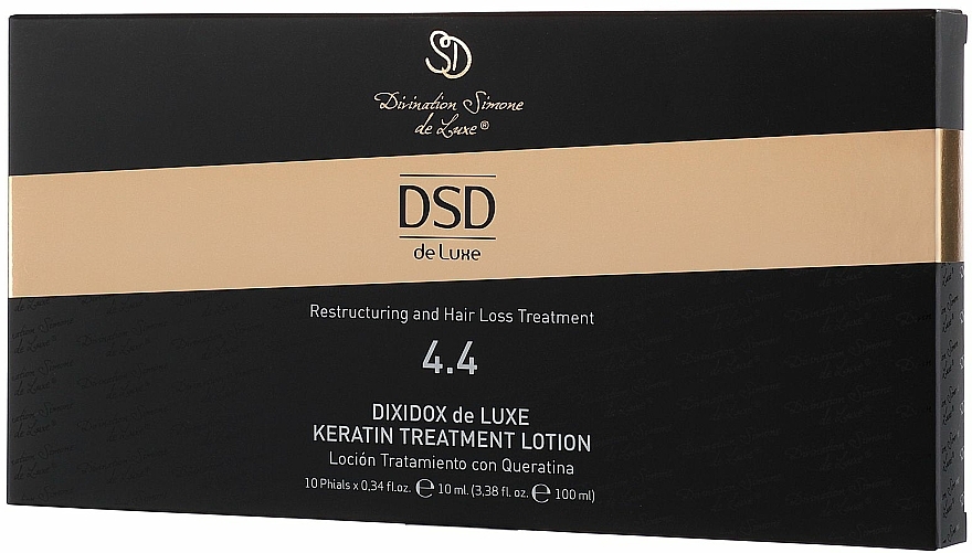 Regenerierende Lotion mit Keratin gegen Haarausfall № 4.4 - Divination Simone De Luxe Dixidox De Luxe Keratin Treatment Lotion — Foto N3