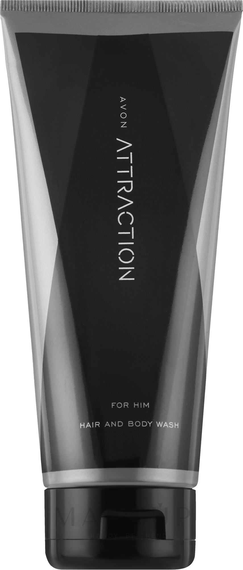 2in1 Shampoo und Duschgel für Männer - Avon Attraction For Him Hair And Body Wash — Bild 200 ml