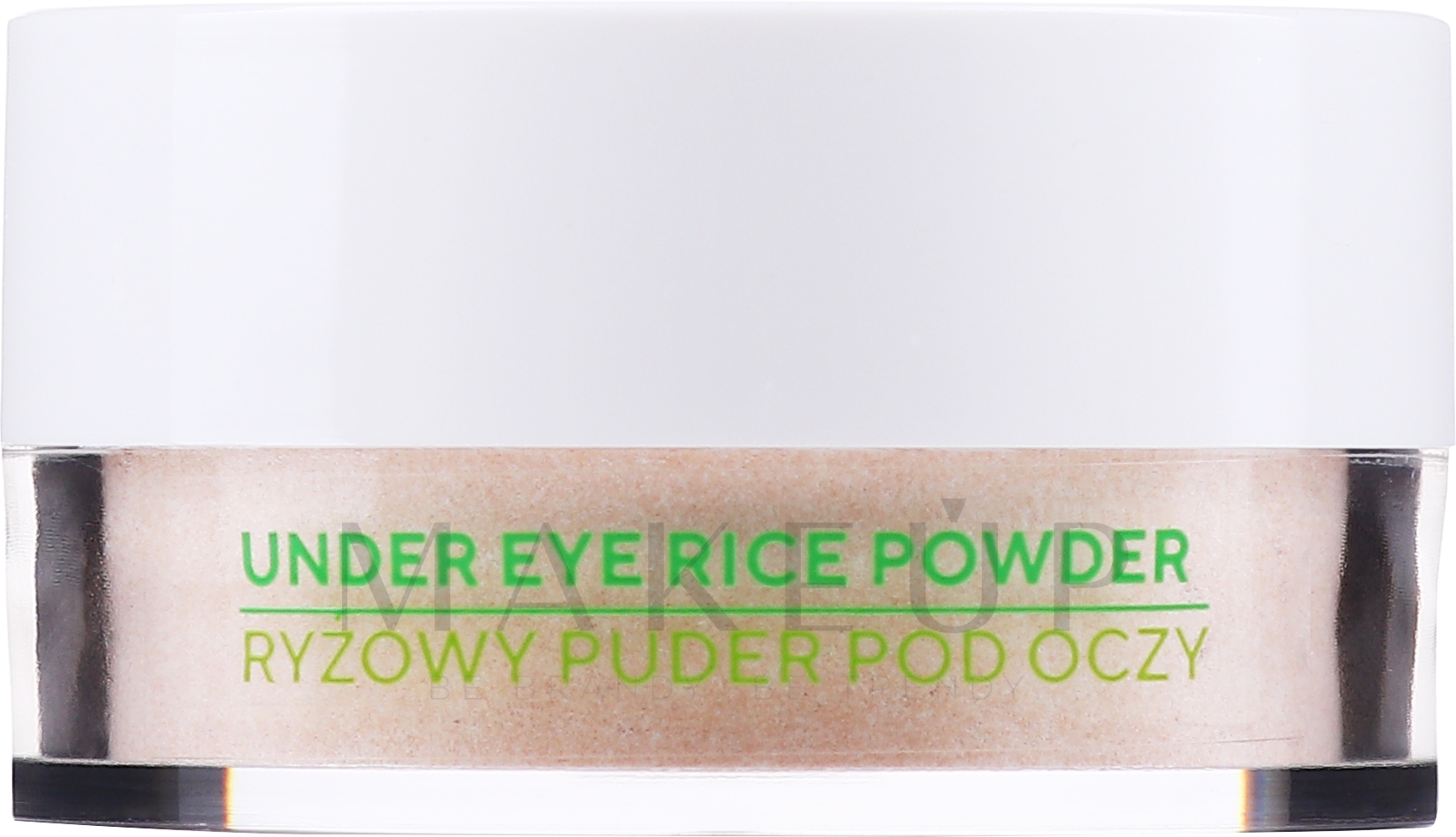 Loser Reispuder für die Augenpartie - Ecocera Under Eye Rice Powder — Bild Natural