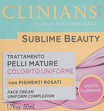 Düfte, Parfümerie und Kosmetik Feuchtigkeitsspendende Anti-Falten Gesichtscreme mit EterniSkin - Clinians Sublime Beauty Anti-Wrinkle Face Cream