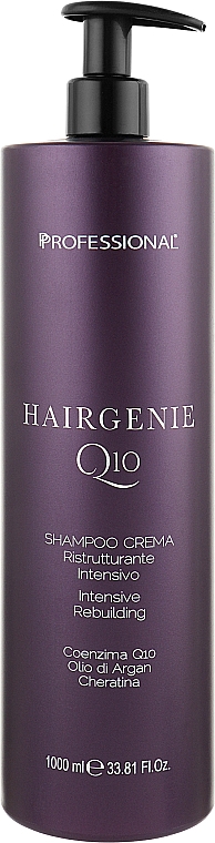 Regenerierendes Cremeshampoo - Professional Hairgenie Q10 Shampoo Cream — Bild N3