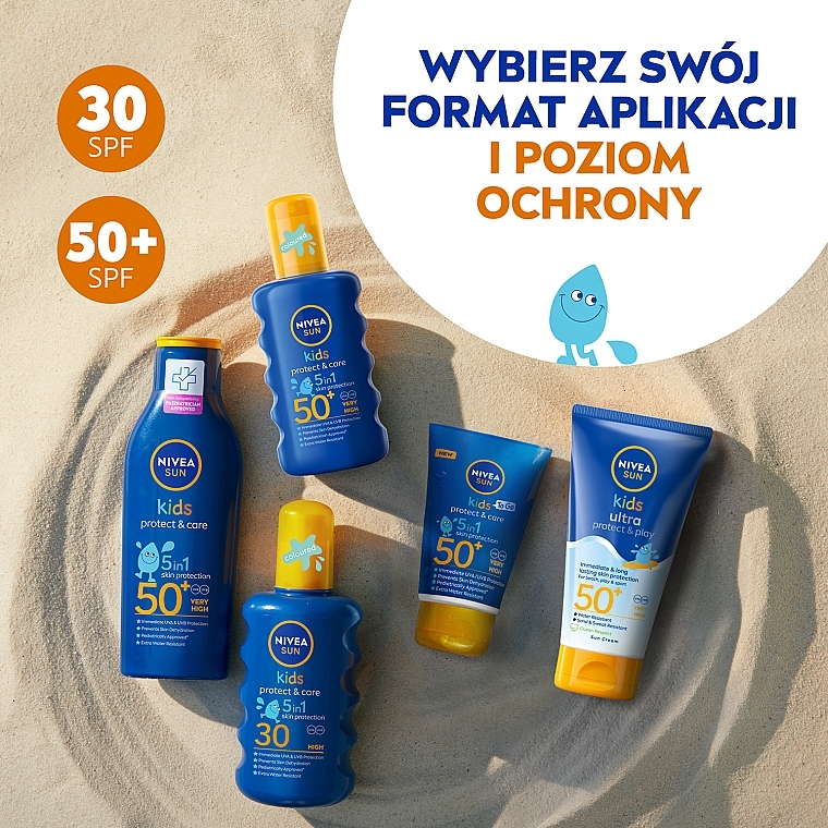 Sonnenschutzbalsam für Kinder SPF50+ - Nivea Sun Kids Protect & Care 5in1 Skin Protection SPF50+ — Bild N7