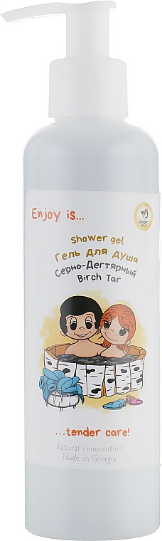 Natürliches Duschgel - Enjoy & Joy Enjoy Eco Birch Tar Shower Gel — Bild N1