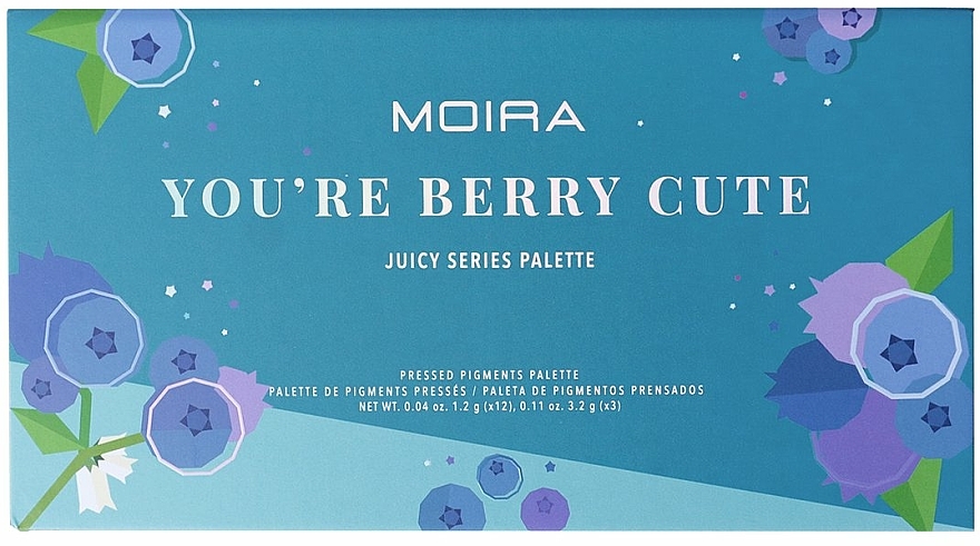 Lidschatten-Palette - Moira You're Berry Cute Pressed Pigments Palette  — Bild N2