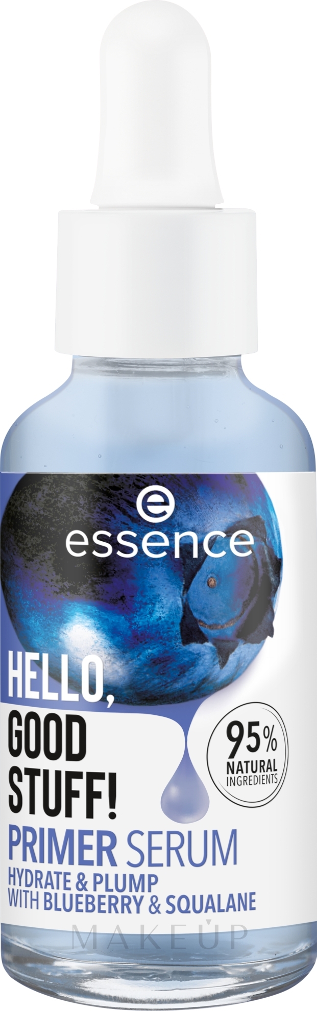 Gesichtsserum-Primer - Essence Hello, Good Stuff! Primer Serum Hydrate & Plump Blueberry & Squalane — Bild 30 ml
