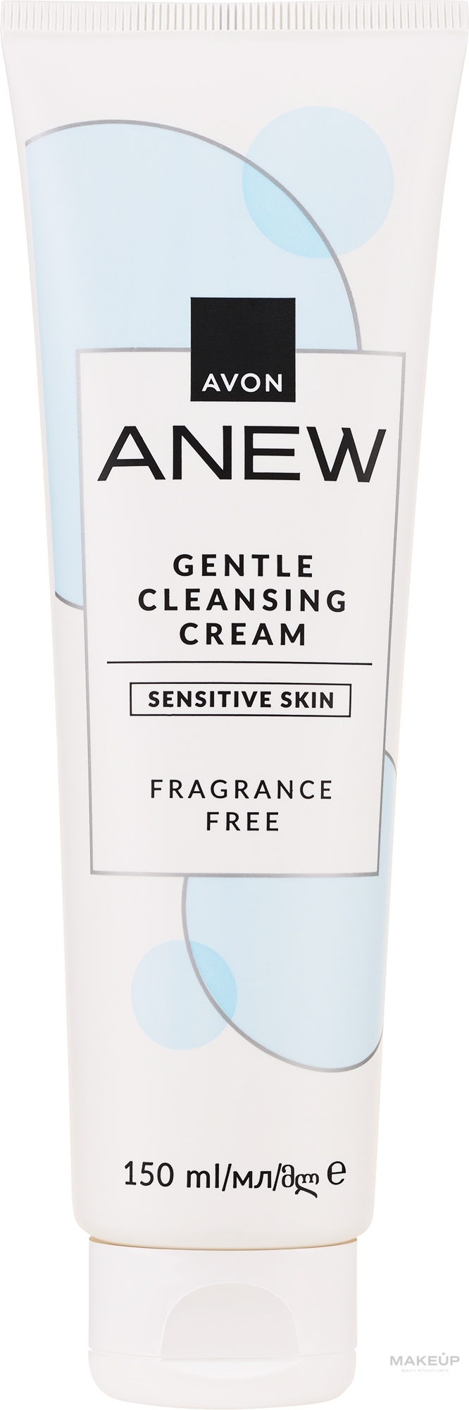 Gesichtsreinigungscreme - Avon Anew Sensitive+ Cream Cleanser  — Bild 150 ml