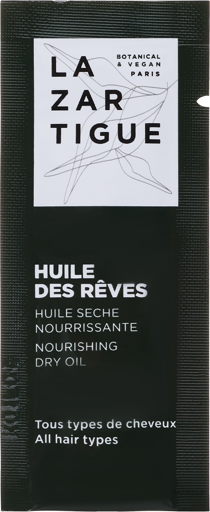 Lazartigue Huile des Reves Nourishing Dry Oil (Probe)  - GESCHENK! Pflegendes Haaröl — Bild 2 ml