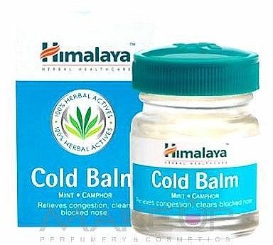 Balsam gegen Erkältungssymptome mit Minze und Kampfer - Himalaya Herbals Cold Balm — Bild N4