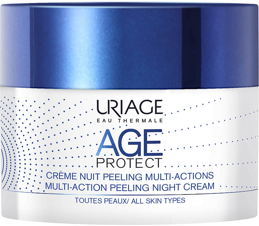 Anti-Aging Nachtcreme mit Peeling-Effekt - Uriage Age Protect Multi-Action Peeling Night Cream — Bild N1