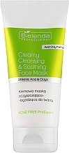 Düfte, Parfümerie und Kosmetik Creme-Maske für das Gesicht - Bielenda Professional Acne Free Pro Expert Creamy Cleansing And Soothing Face Mask 