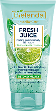 Düfte, Parfümerie und Kosmetik Detox grobkörniges Gesichtspeeling mit bioaktivem Zitronenwasser - Bielenda Fresh Juice Peel