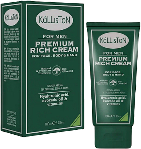 Creme für Gesicht, Körper und Hände für Männer - Kalliston Premium Rich Cream For Men — Bild N1