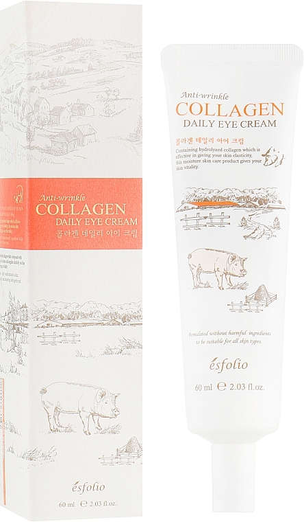 Augencreme mit Kollagen - Esfolio Collagen Daily Eye Cream  — Bild N2