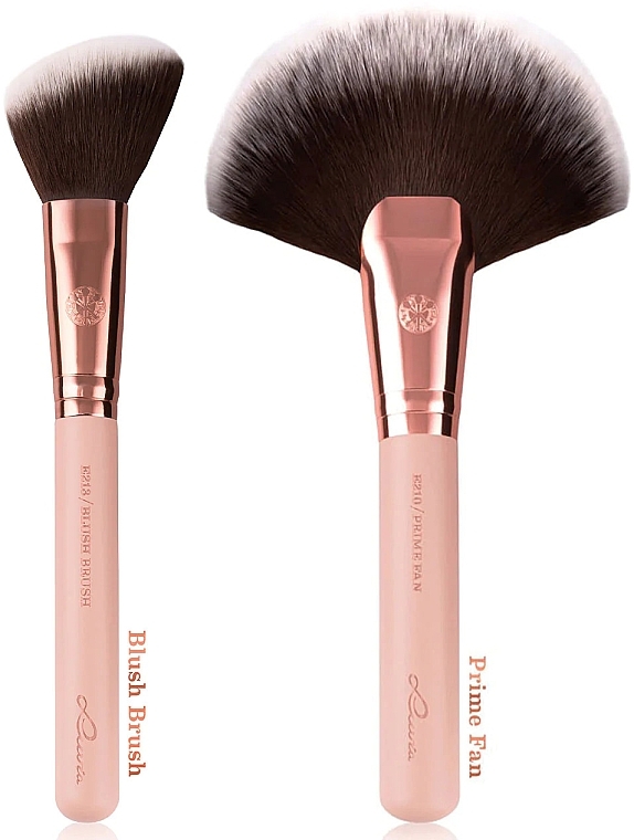 Make-up-Pinsel-Set 14 St. - Luvia Cosmetics Rose Golden Vintage Essential Brushes Set — Bild N5