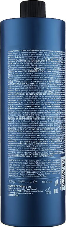 Revitalisierendes Shampoo - Seipuntozero Hairzoe Restorative Preparatory Shampoo — Bild N2