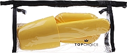 Düfte, Parfümerie und Kosmetik Reiseset 41372 gelb mit schwarzer Kosmetiktasche - Top Choice Set (Accessoires 4 St.)
