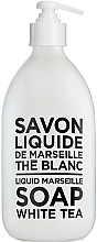 Flüssigseife - Compagnie De Provence Black & White Liquid Marseille Soap White Tea — Bild N1