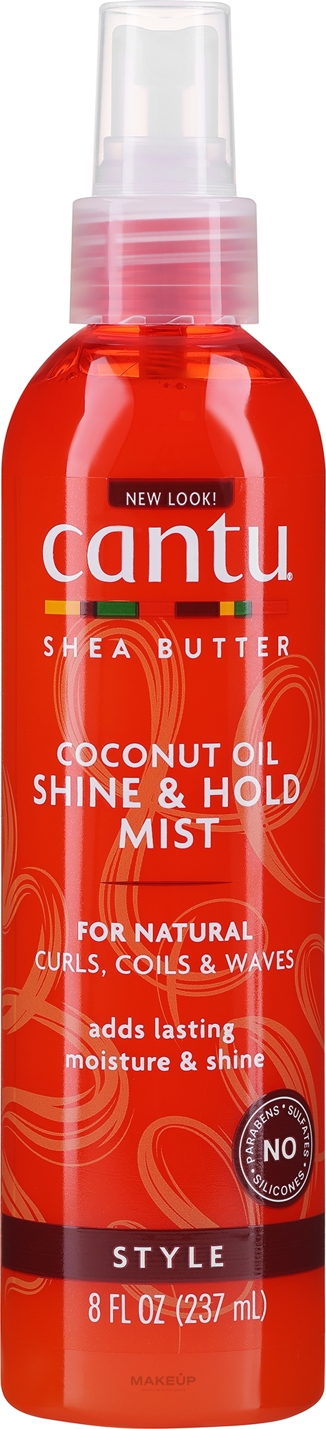 Leave-in-Milch mit Kokosö - Cantu Shea Butter Coconut Oil Shine & Hold Mist — Bild 237 ml