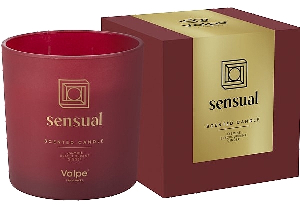 Duftkerze in einem Milchglas Sensual - Bispol Valpe Sensual Scented Candle  — Bild N1