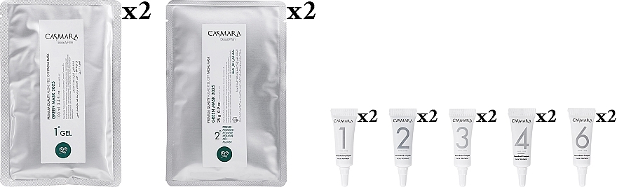 Casmara Purifying Treatment (Gesichtsampullen 10x4ml + Maske 2x100ml + Maske 2x25g) - Casmara Purifying Treatment (Gesichtsampullen 10x4ml + Maske 2x100ml + Maske 2x25g) — Bild N2