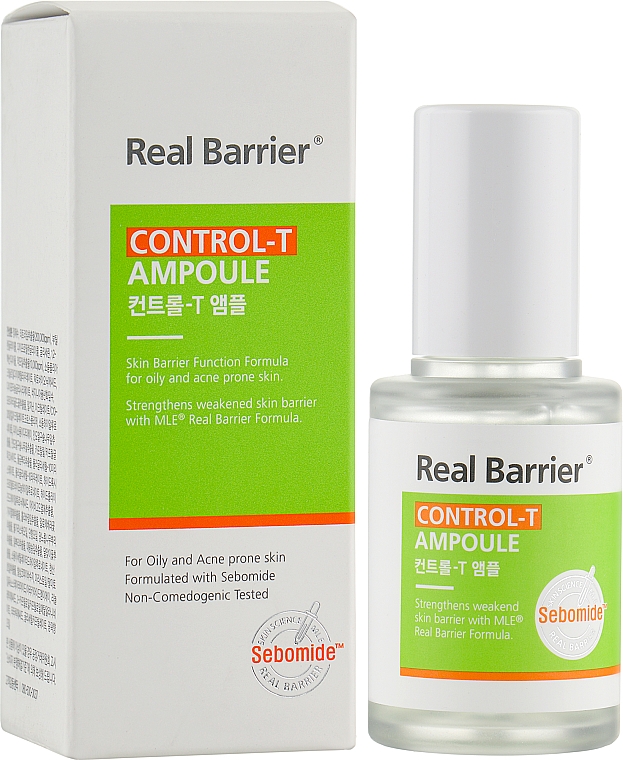 Leichtes Serum für fettige Haut und Mischhaut - Real Barrier Control-T Ampoule — Bild N2