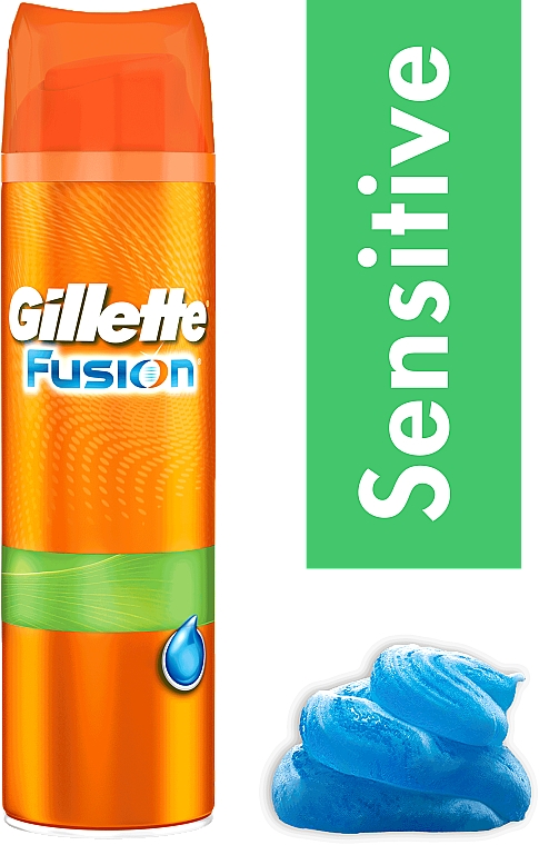 Rasiergel für empfindliche Haut - Gillette Fusion Sensitive Skin Shave Gel for Men — Foto N3