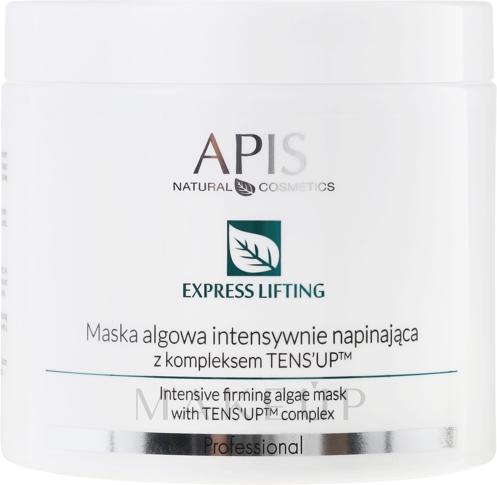 Intensiv glättende Algenmaske für das Gesicht mit Lifting-Effekt - APIS Professional Express Lifting Algid Mask — Bild 100 g